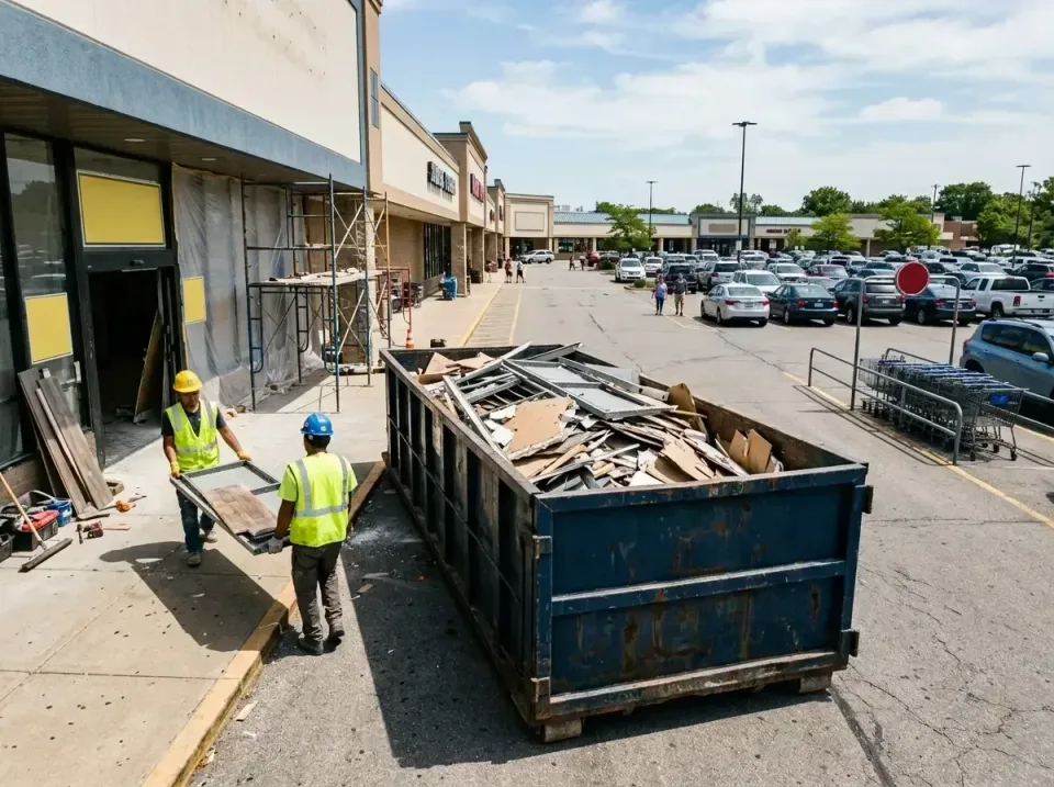 retail-store-renovation-debris-003 — frequently asked questions, Roll-off Dumpster Rentals in Slaughterville, OK